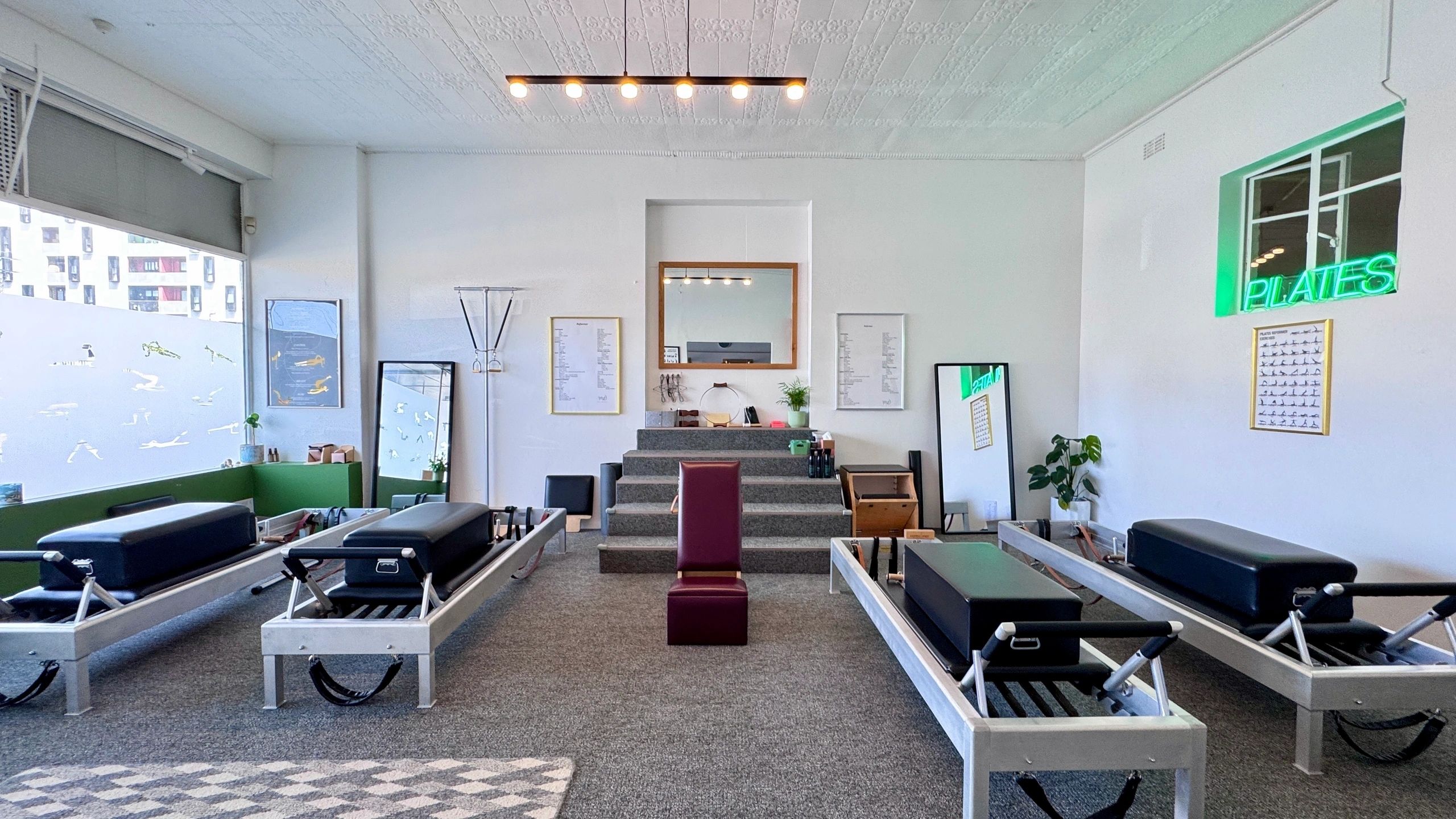 ME Pilates studio interior, Bayside Melbourne